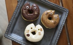 かわいい猫型ドーナツ handmade doughnut nijineco